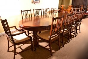 Antique Victorian Dining Table & 10 Arrowback Chairs | Ref. no. 03888a | Regent Antiques