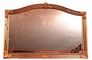 Stunning Vintage Decorative Giltwood Overmantle Mirror | Ref. no. 04018 | Regent Antiques