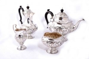 Antique English Silver Tea & Coffee Set  London 1906 | Ref. no. 04042 | Regent Antiques