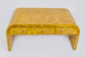 Elegant Art Deco Style Birdseye Maple Coffee Table | Ref. no. 04062 | Regent Antiques