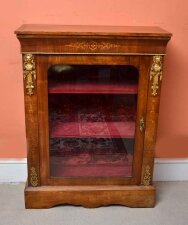 Antique Victorian burr walnut pier cabinet C1870 | Ref. no. 04083 | Regent Antiques