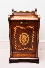 Antique Mahogany & Marquetry Coal Box Purdonium | Ref. no. 04086 | Regent Antiques