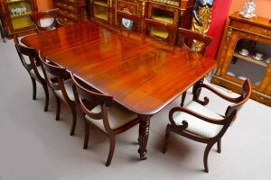 Antique Regency  Dining Table 8 Vintage chairs | Ref. no. 04109b | Regent Antiques