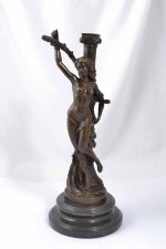 Nude With Classical Column Bronze After E M Falconet | Ref. no. 04208 | Regent Antiques