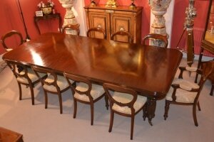 Antique Victorian Dining Table c.1840 & 10 chairs | Ref. no. 04225A | Regent Antiques