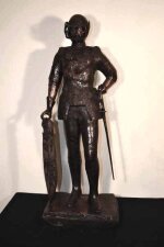 Bronze Sculpture of English Knight in Armour | Ref. no. 04295 | Regent Antiques