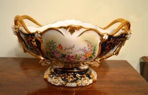 French  Porcelain Centrepiece Basket Vase | Ref. no. 04327 | Regent Antiques