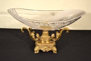 Cut Glass & Gilded Bronze Centrepiece Bowl | Ref. no. 04347a | Regent Antiques