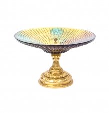 Beautiful Cut Glass & Gilded Bronze Centrepiece Bowl | Ref. no. 04348a | Regent Antiques