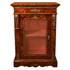 Antique Victorian Burr Walnut Pier Cabinet c.1870 | Ref. no. 04387 | Regent Antiques