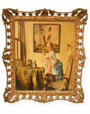 Vintage Oil Painting "The Letter" Franz X Wolf c.1920 | Ref. no. 04536 | Regent Antiques