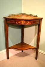 Antique Edwardian Rosewood Corner Occasional Table | Ref. no. 04589 | Regent Antiques