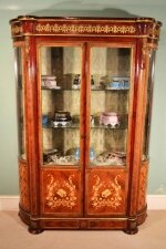 Vintage Loius XV Marquetry Vitrine Display Cabinet | Ref. no. 04892 | Regent Antiques