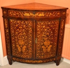Antique Victorian Marquetry Corner Cabinet c.1840 | Ref. no. 04898 | Regent Antiques