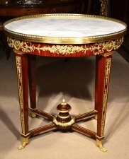 French Empire White Marble Occasional Centre Table | Ref. no. 04923 | Regent Antiques