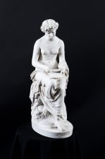 Elegant Classical Lady Corrina Lyric Muse Marble Figure | Ref. no. 04933a | Regent Antiques