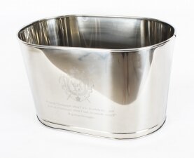 Stunning 4 Bottle Silver Plated Wine Cooler Ice Bucket