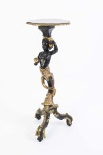 Antique Venetian Blackamoor Pedestal Torchere c.1870 | Ref. no. 05256 | Regent Antiques