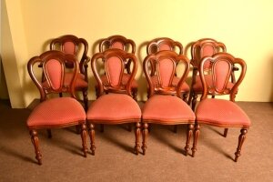 Vintage  Set 8 Mahogany Admiralty Back Dining Chairs | Ref. no. 05329a | Regent Antiques