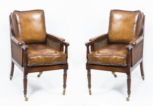 Pair of Regency Bergere Armchairs Manner of Gillows | Ref. no. 05330 | Regent Antiques