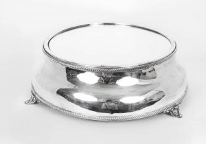Antique English Silver Plated Cake Stand c.1860 | Ref. no. 05378 | Regent Antiques