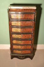 Antique Boulle Ebonised Secretaire Chest  C 1860 | Ref. no. 05406 | Regent Antiques