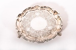 Antique  Sterling Silver Salver Paul de Lamerie 1735 | Ref. no. 05423 | Regent Antiques