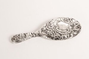 Antique Edwardian Sterling Silver Hand Mirror | Ref. no. 05462 | Regent Antiques