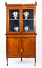 Antique English Sheraton Revival Satinwood Corner Cabinet c.1890 19th C | Ref. no. 05546a | Regent Antiques