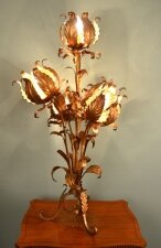 Antique Art Nouveau Gilded Metal Lamp c.1910 | Ref. no. 05567 | Regent Antiques