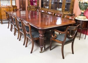 Antique Victorian Dining Table c.1850 & 12 Chairs | Ref. no. 05571b | Regent Antiques