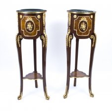 Pair of Louis XV Kingwood & Walnut Pedestals Stands | Ref. no. 05671 | Regent Antiques