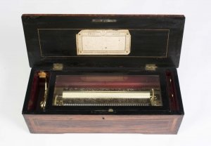 Antique Swiss 8 Air Rosewood Musical Box c.1880 | Ref. no. 05850 | Regent Antiques