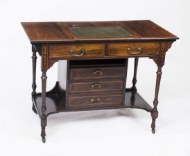 Antique Edwardian Inlaid Writing Table | Edwardian Antique Desk c.1900 | Ref. no. 05876 | Regent Antiques