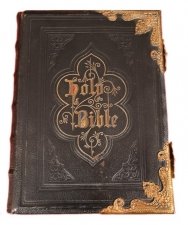 Antique Victorian Family Bible 1899 Leather Bound | Ref. no. 05896 | Regent Antiques