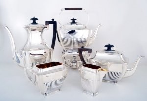 Antique English Silver 5 Piece Tea & Coffee Set 1898 | Ref. no. 05989 | Regent Antiques