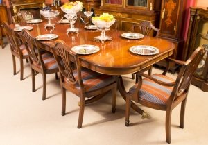 Vintage Regency Dining Table & 8 Chairs by Charles Barr | Ref. no. 06001 | Regent Antiques