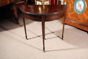 Antique Edwardian Half Moon Card Table c.1900 | Ref. no. 0614 | Regent Antiques