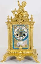 Antique French Sevres Porcelain Ormolu Clock c.1870 | Ref. no. 06146 | Regent Antiques