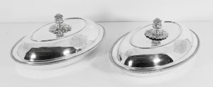 Antique Pair George III Silver Entree Dishes 1800 | Ref. no. 06168 | Regent Antiques