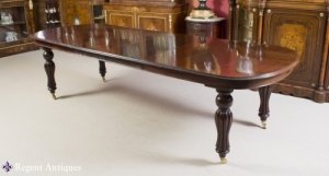 Vintage 9ft6" Victorian Style Mahogany Dining Table | Ref. no. 06205 | Regent Antiques