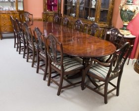 Antique Regency Dining Table & 12 Chairs c.1900 | Ref. no. 06215a | Regent Antiques