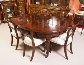 Antique Victorian Extending Dining Table & 6 Chairs | Ref. no. 06256a | Regent Antiques