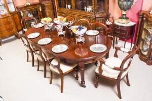 Antique Victorian Extending Dining Table & 8 Chairs | Ref. no. 06256b | Regent Antiques