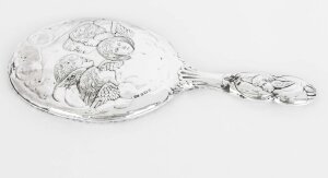Antique Edwardian Silver Cherubs Hand Mirror 1904 | Ref. no. 06346 | Regent Antiques