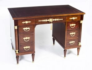 Antique French Desk | Louise Philippe | Antique French Empire Pedestal Desk | Ref. no. 06382 | Regent Antiques