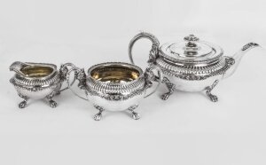 Antique George III Silver Tea Set Emes & Barnard 1814 | Ref. no. 06395 | Regent Antiques