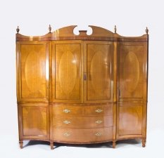 Antique English Satinwood & Tulipwood Wardrobe c.1900 | Ref. no. 06429 | Regent Antiques