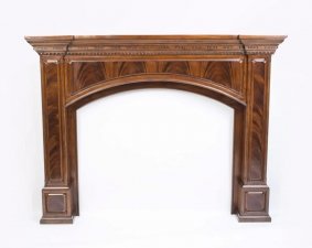 Superb Flame Mahogany Fire Surround Fireplace | Ref. no. 06495 | Regent Antiques