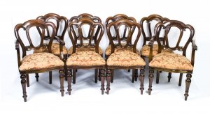 Victorian Style Admiralty Back Dining Chairs Set of 8 | Ref. no. 06513 | Regent Antiques
